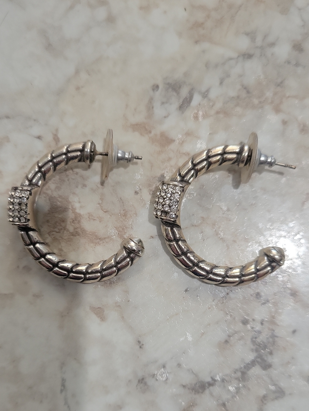 Brighton Silver Hoops